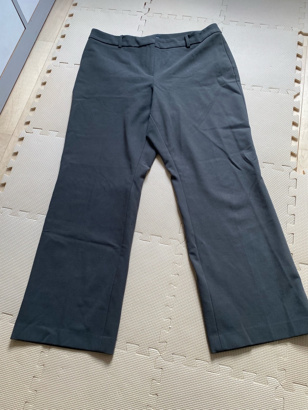 Talbots Dark Green Curvy Wide-Leg Dress Pants Size 16